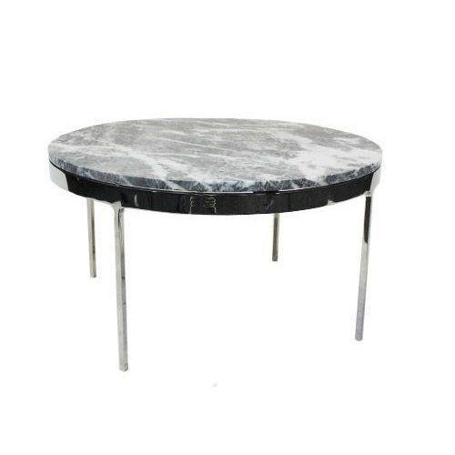 Marble top round coffee table 6