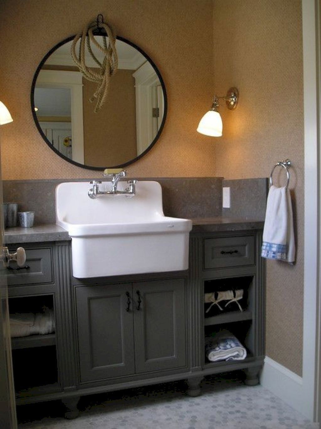 farmhouse laundry sink