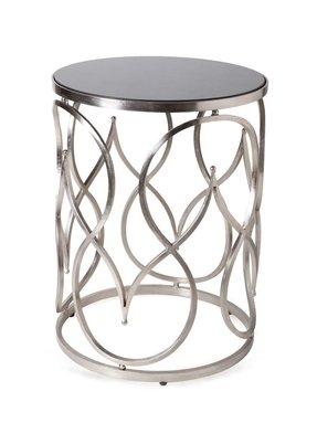 Metal Drum Accent Table - Foter