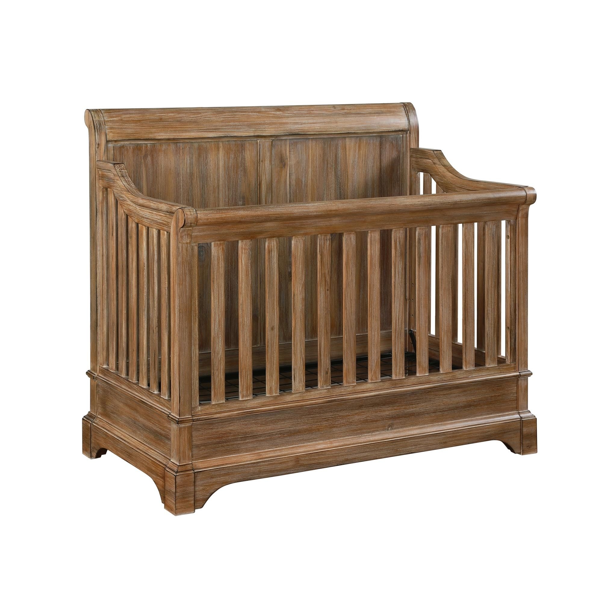Natural wood baby cribs