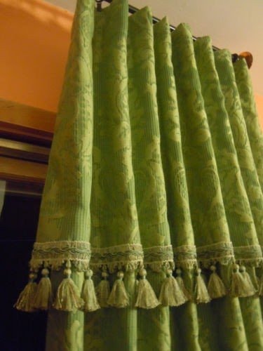New 1440 00 custom made drapes with attached valances 96