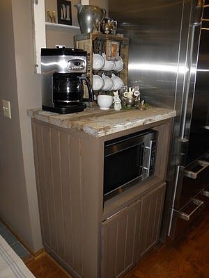 Wood Microwave Cabinet - Foter