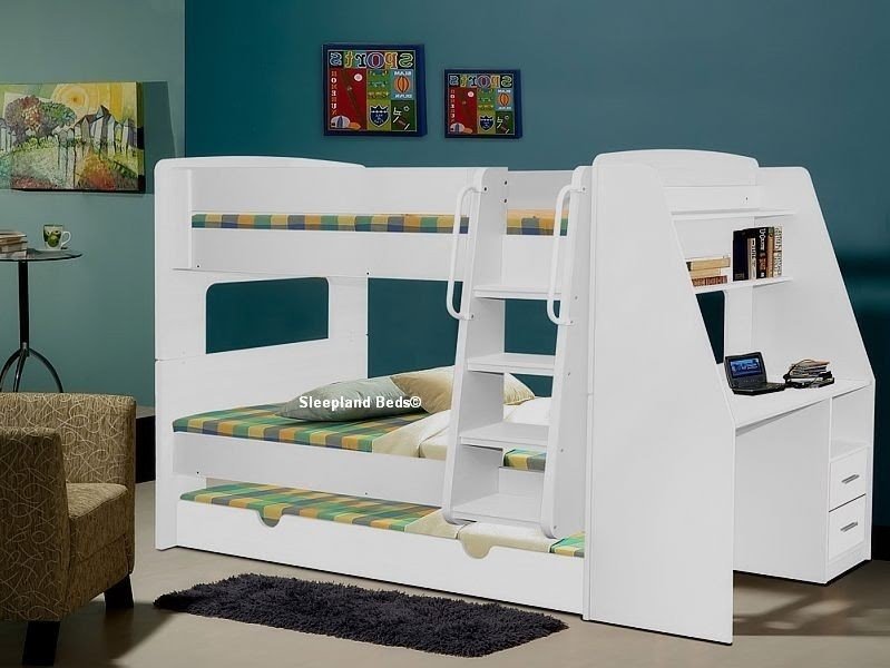trundle bed with desk