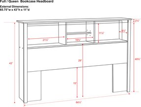 Bookshelf Headboard King - Foter