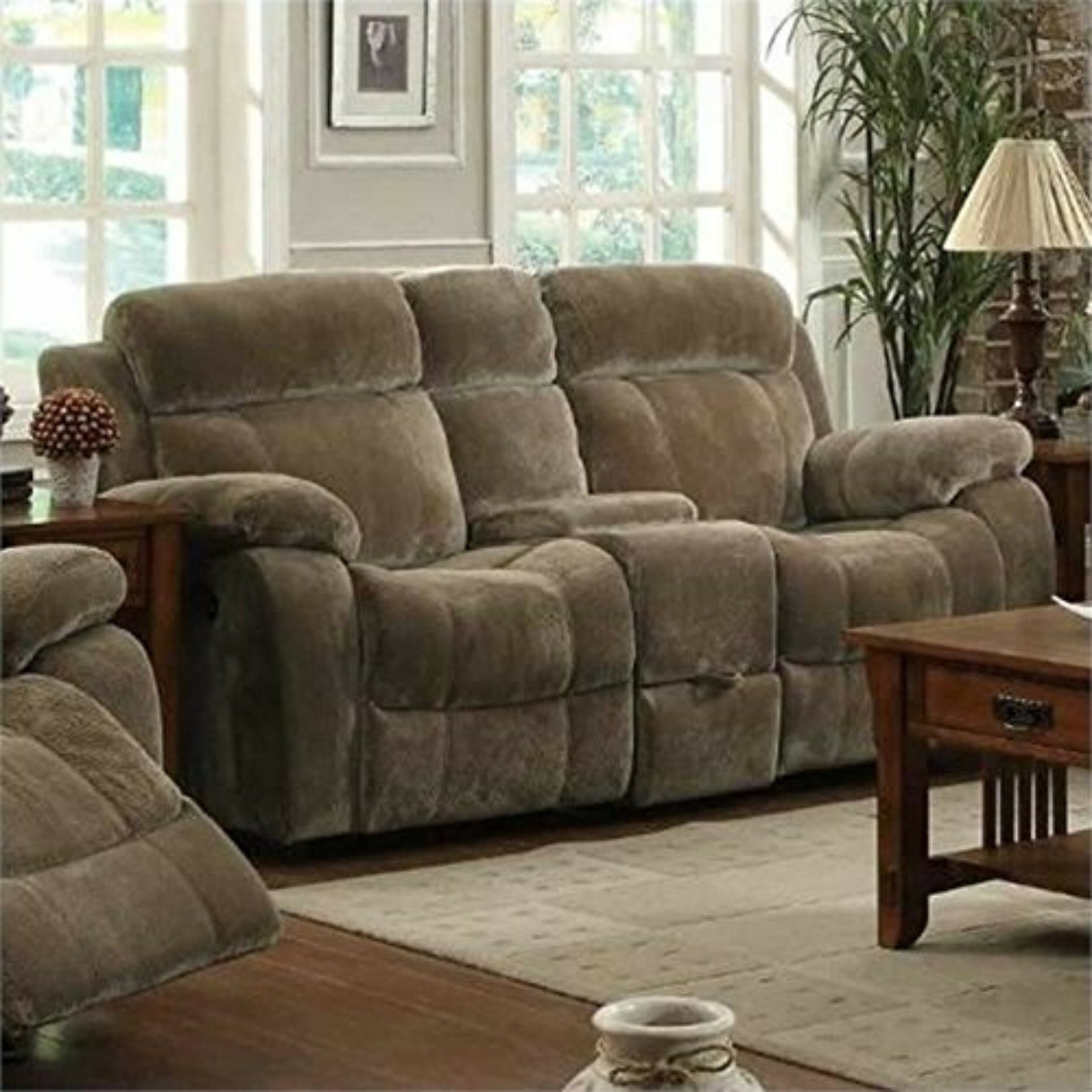 Recliner Sofa With Cup Holders - Foter