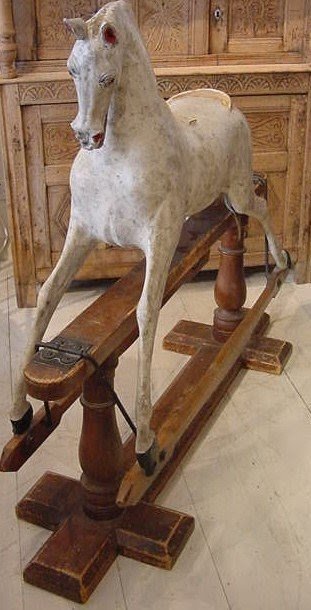 Rocking horse wooden 5