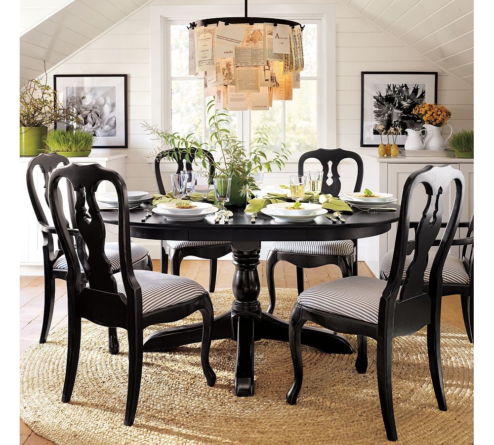 8 person deals round dining table