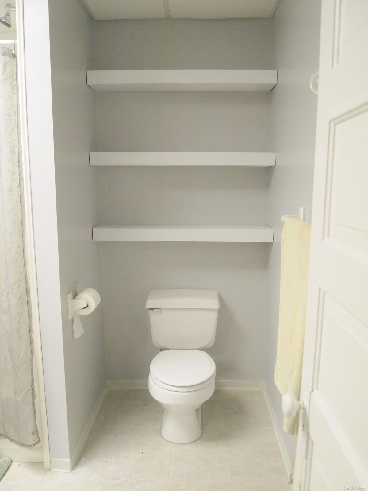 Bathroom Shelf Height Above Toilet Semis Online   Shelves Above Toilet 1 