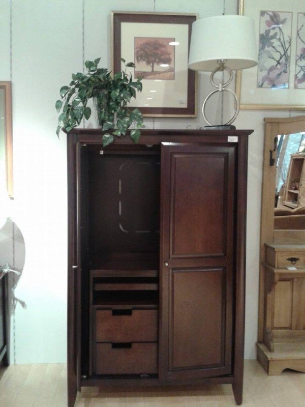Tv armoire with doors and drawers
