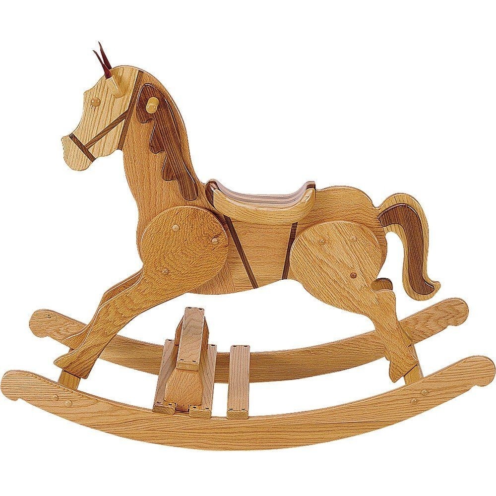 wooden rocking horse for toddlers