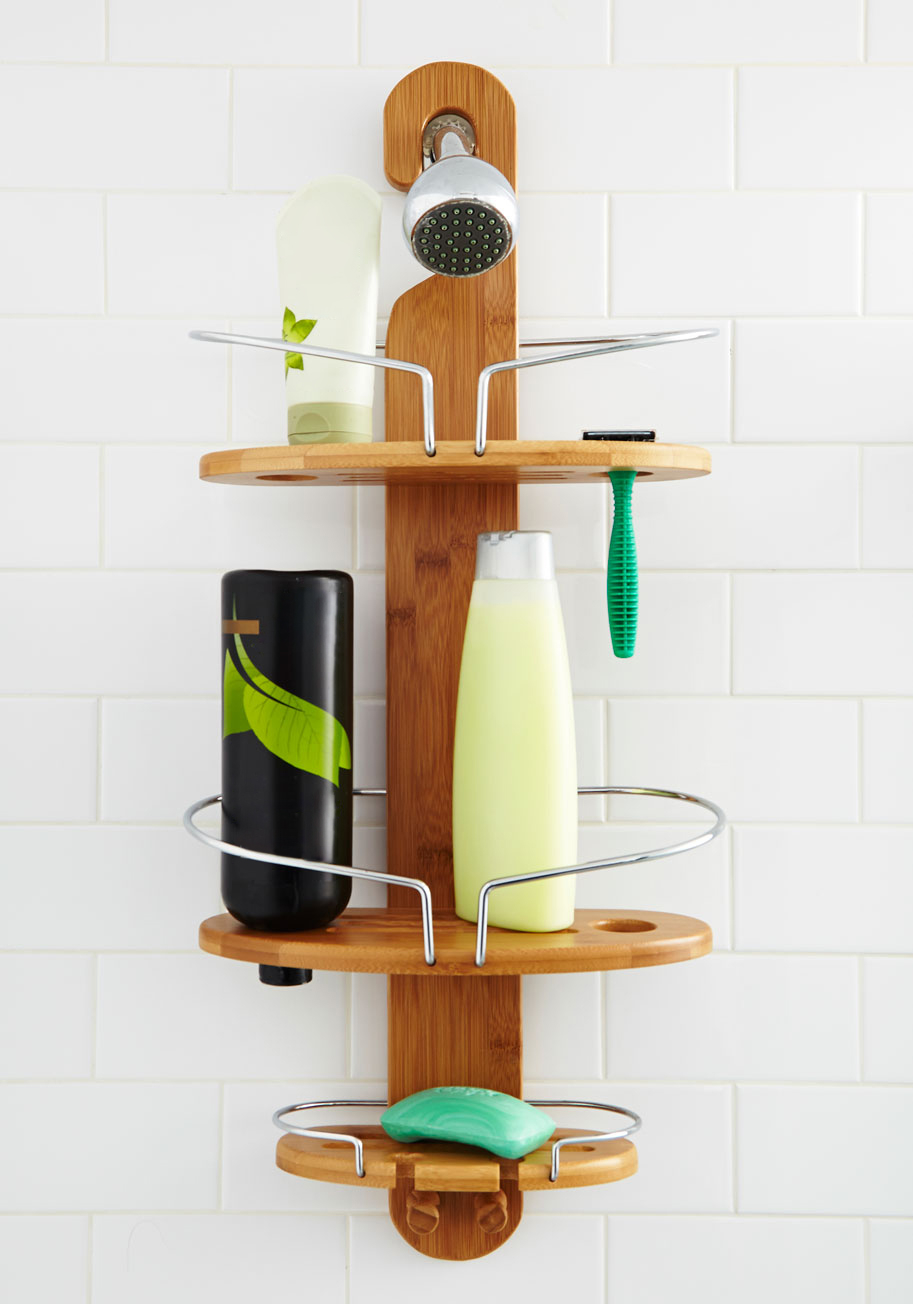 Wooden Shower Caddy - Foter