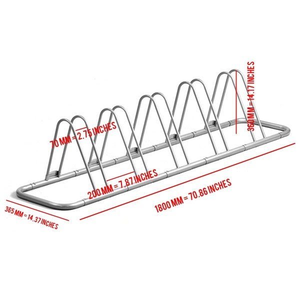 two bike rack bicycle floor stand bike parking garage storage rack for indoor and outdoor