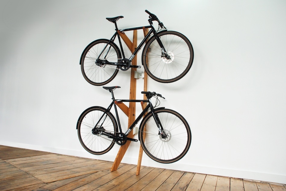 two bike rack bicycle floor stand bike parking garage storage rack for indoor and outdoor