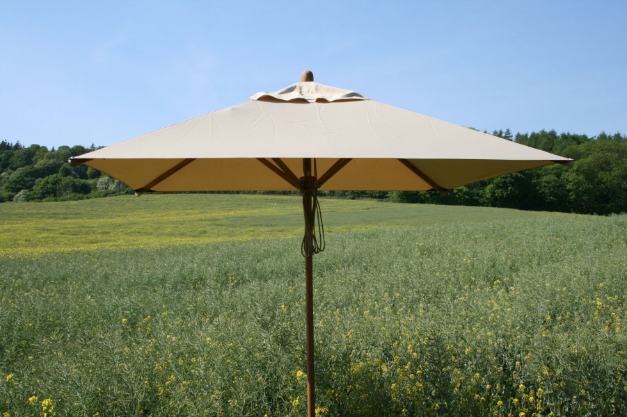 7’x10’ Rectangular Bamboo Market Umbrella
