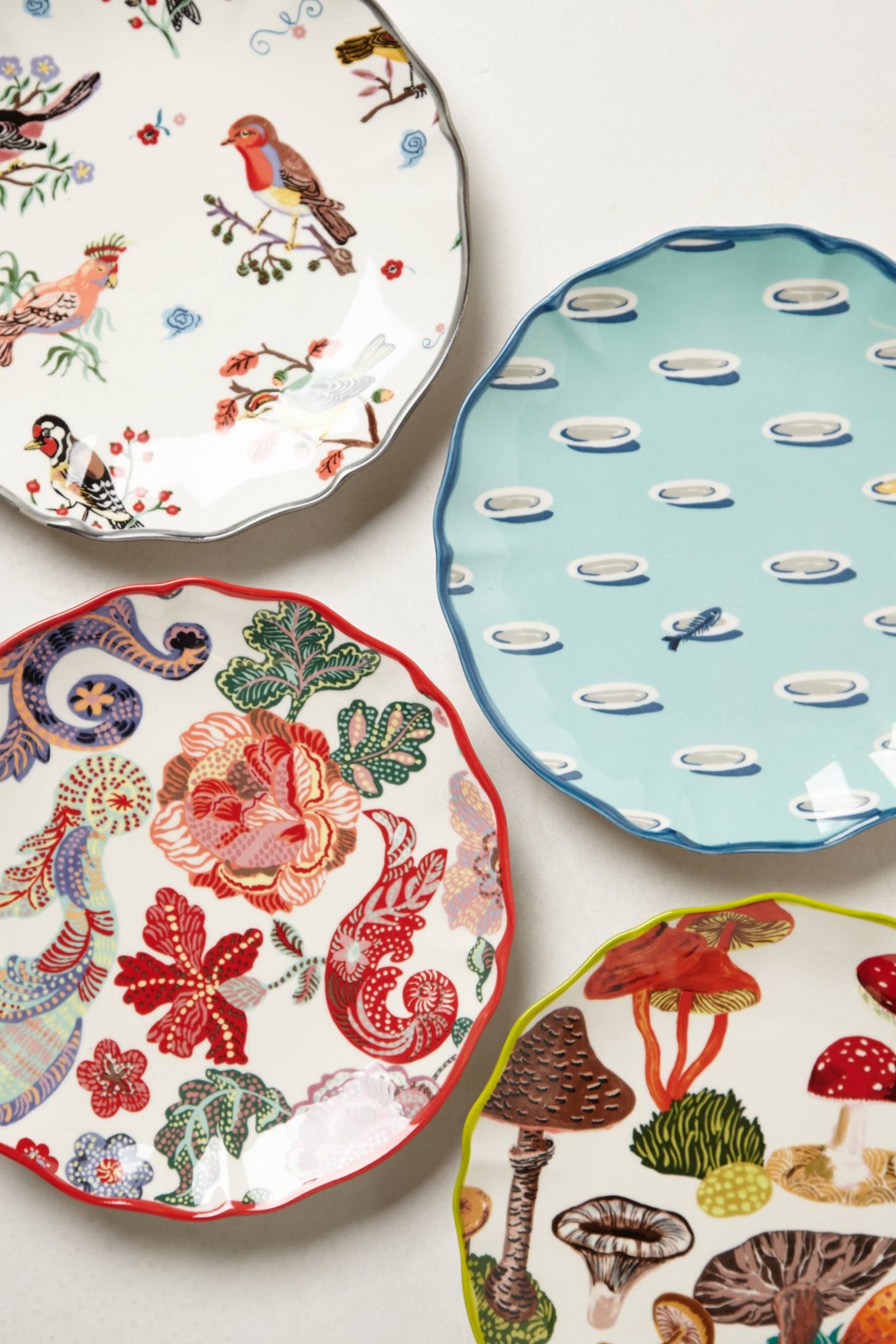 Ceramic decorative plates