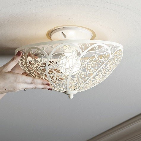 ceiling light bulb covers clip on