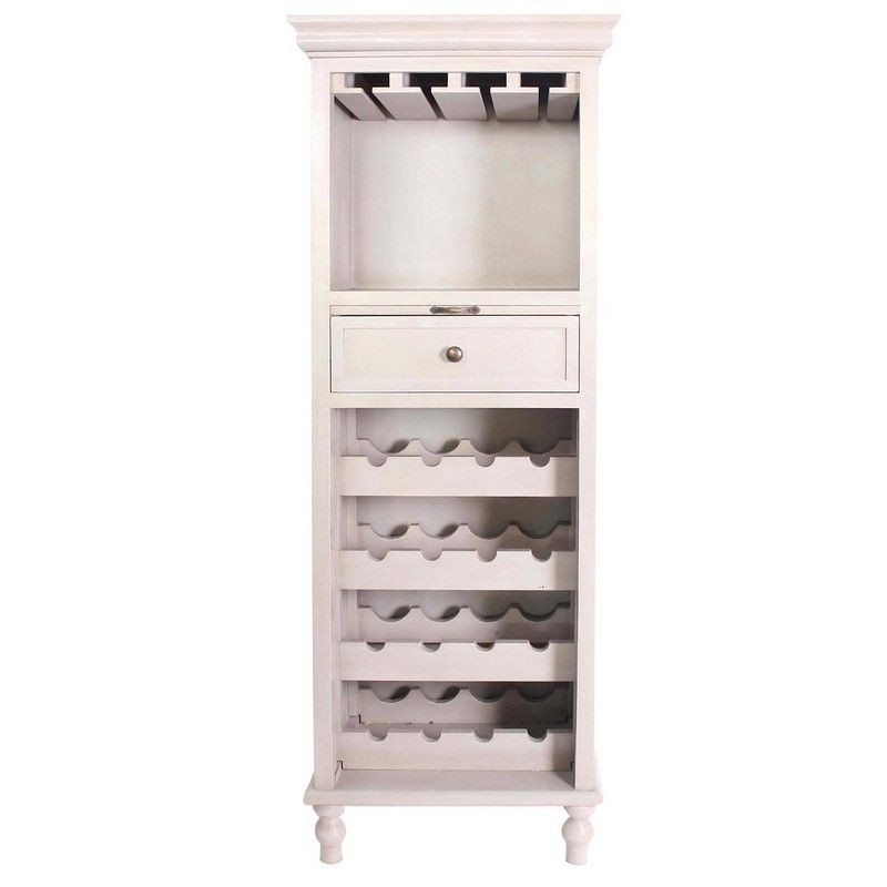 mirrored wine cabinet