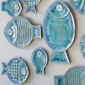 Decorative ceramic wall plates 1