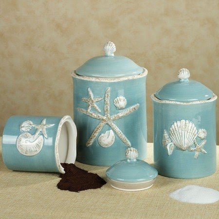 Decorative kitchen canisters sets
