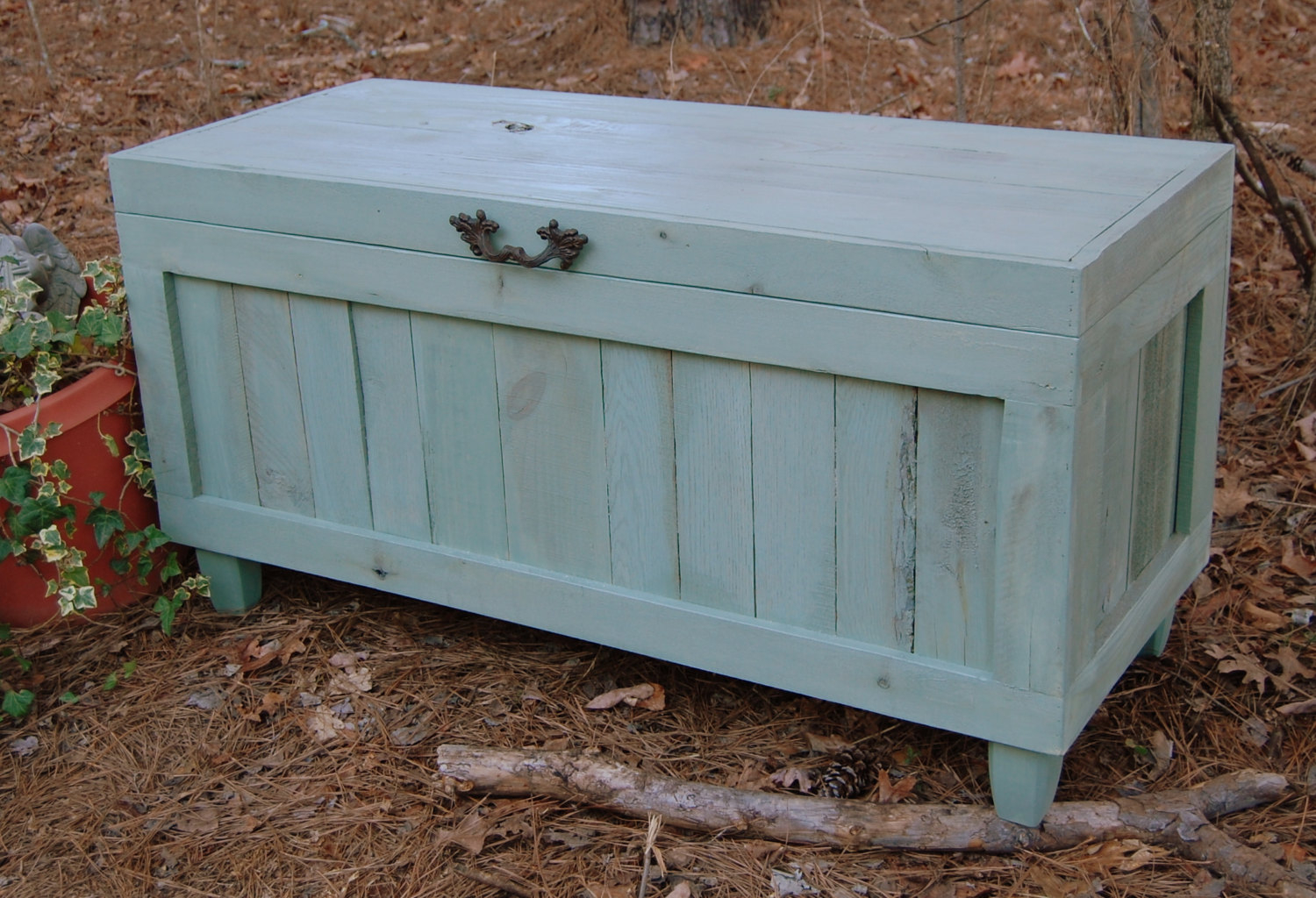 Extra large hope chest end of the bed