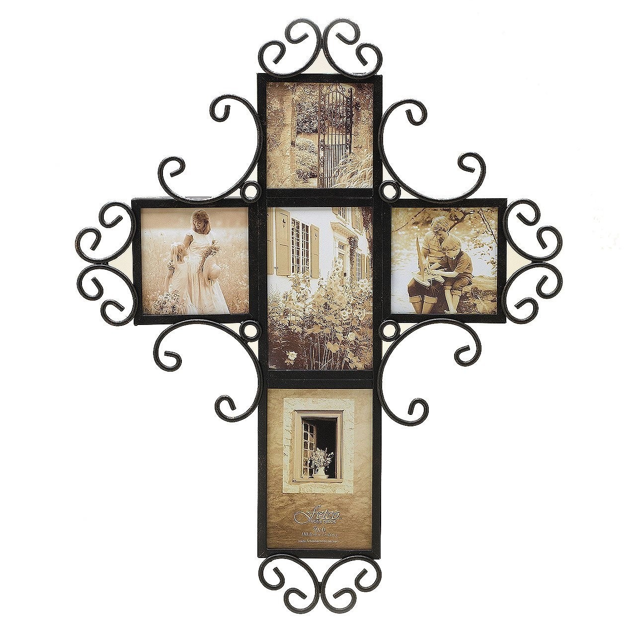 Fetco Home Decor Tuscan Alton Five Opening Wall Collage