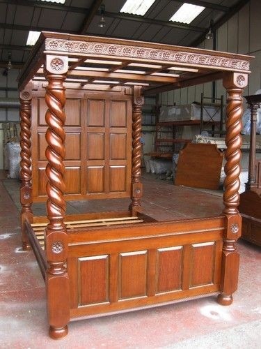 Four poster bed tudor style 4 poster bed super king