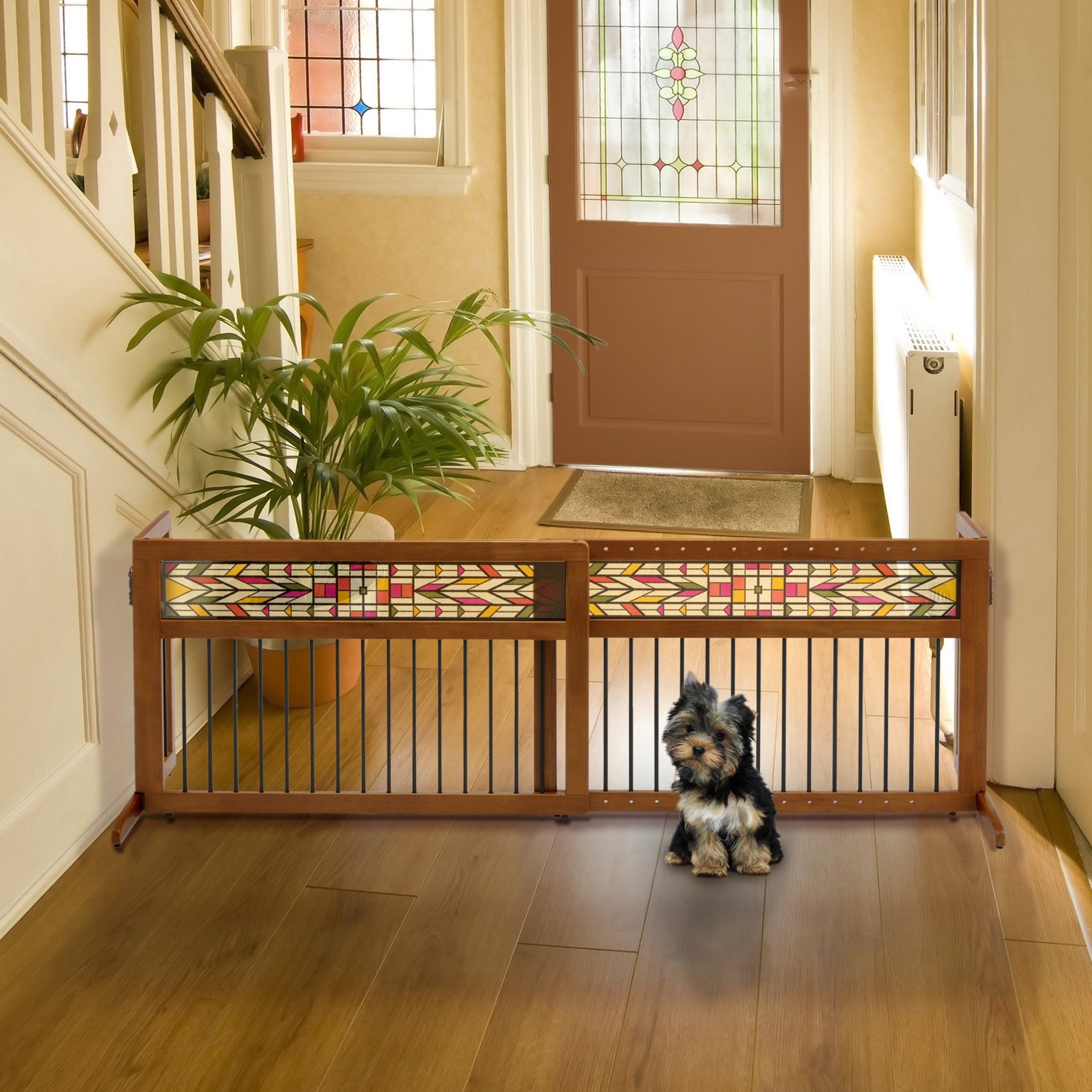 Interior dog clearance fence