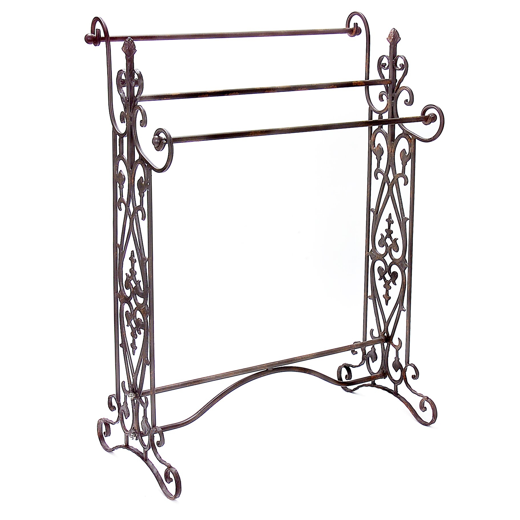 Metal quilt best sale rack wall mount