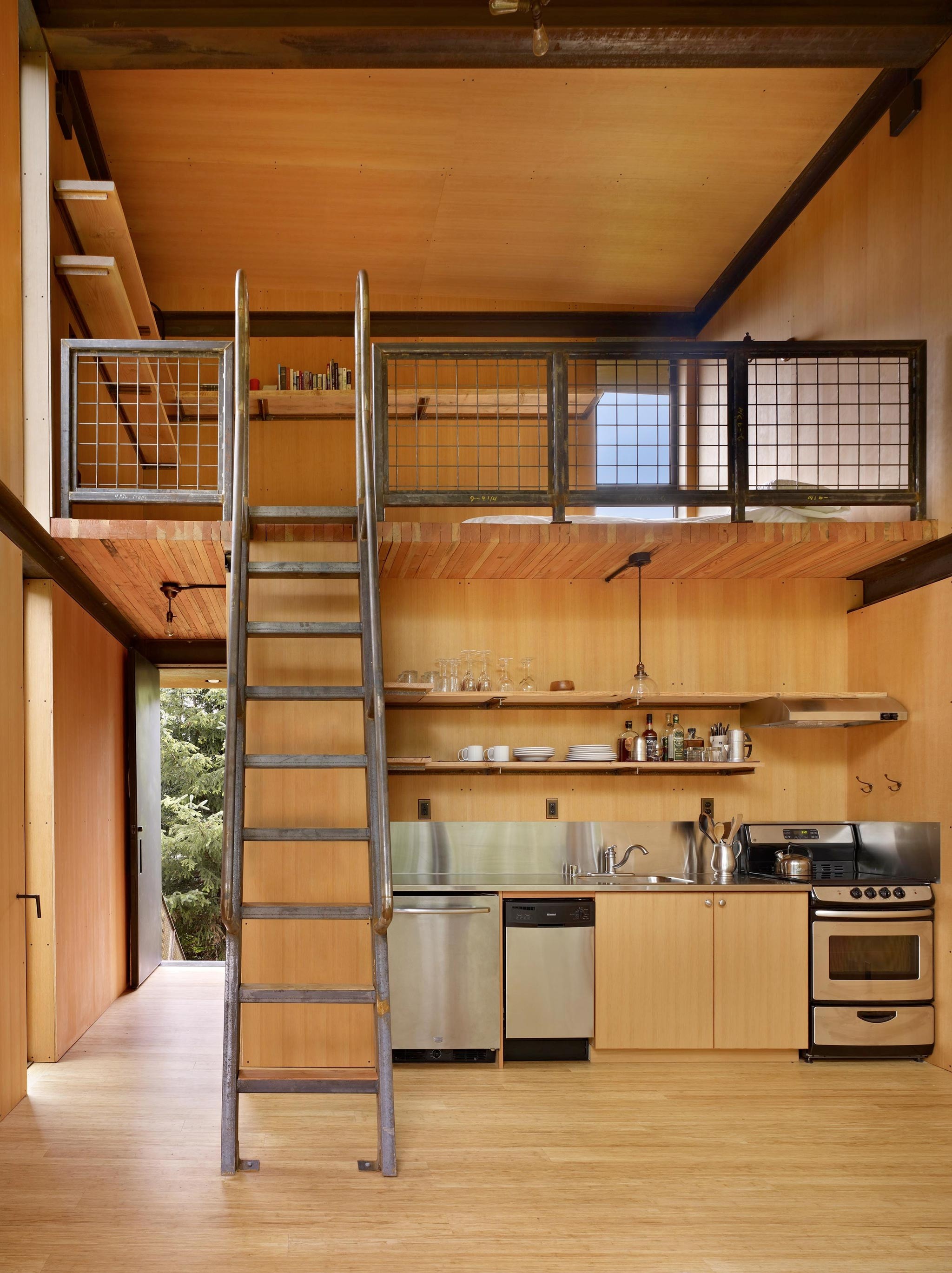 space saver loft stairs