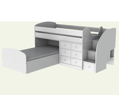 Low bunk bed