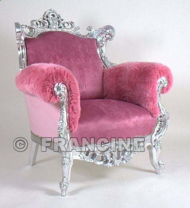 pink princess chair