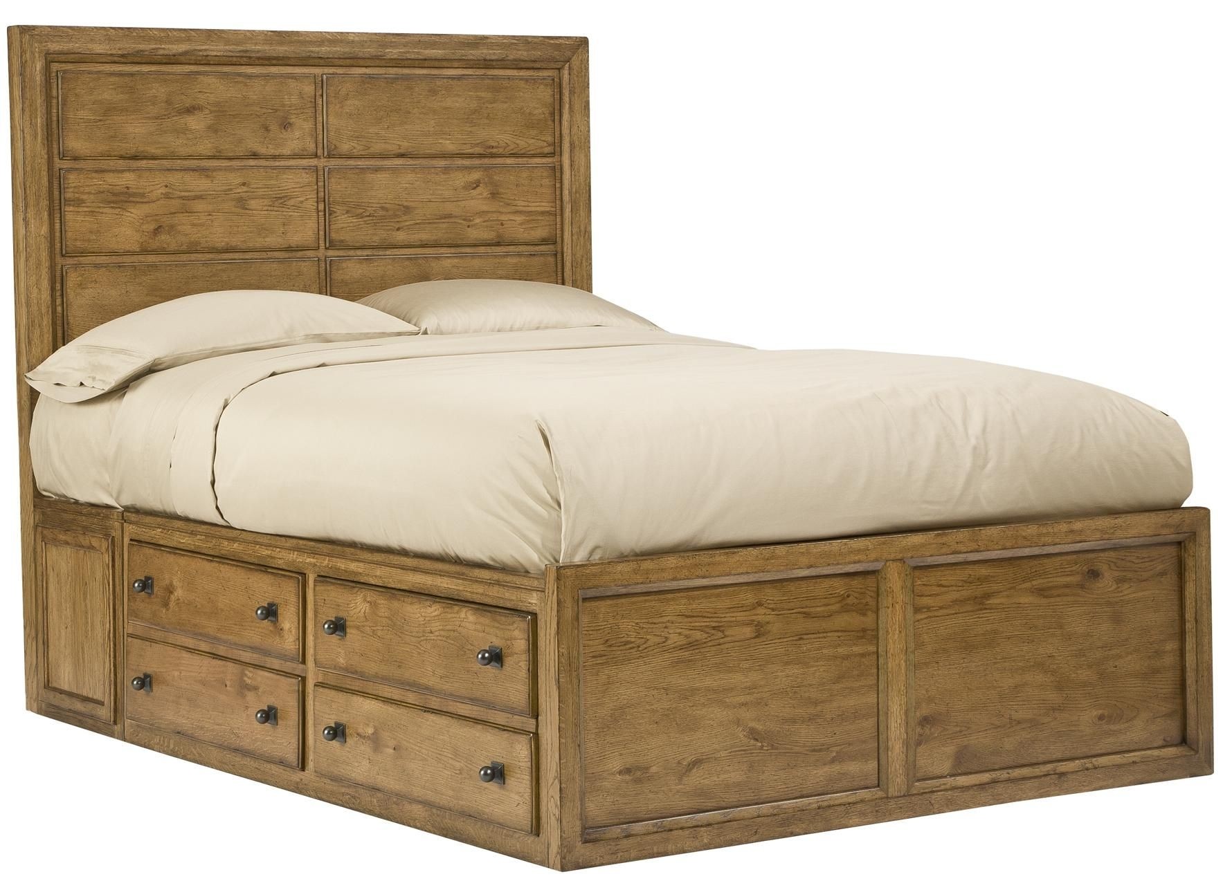 Queen size captain bed