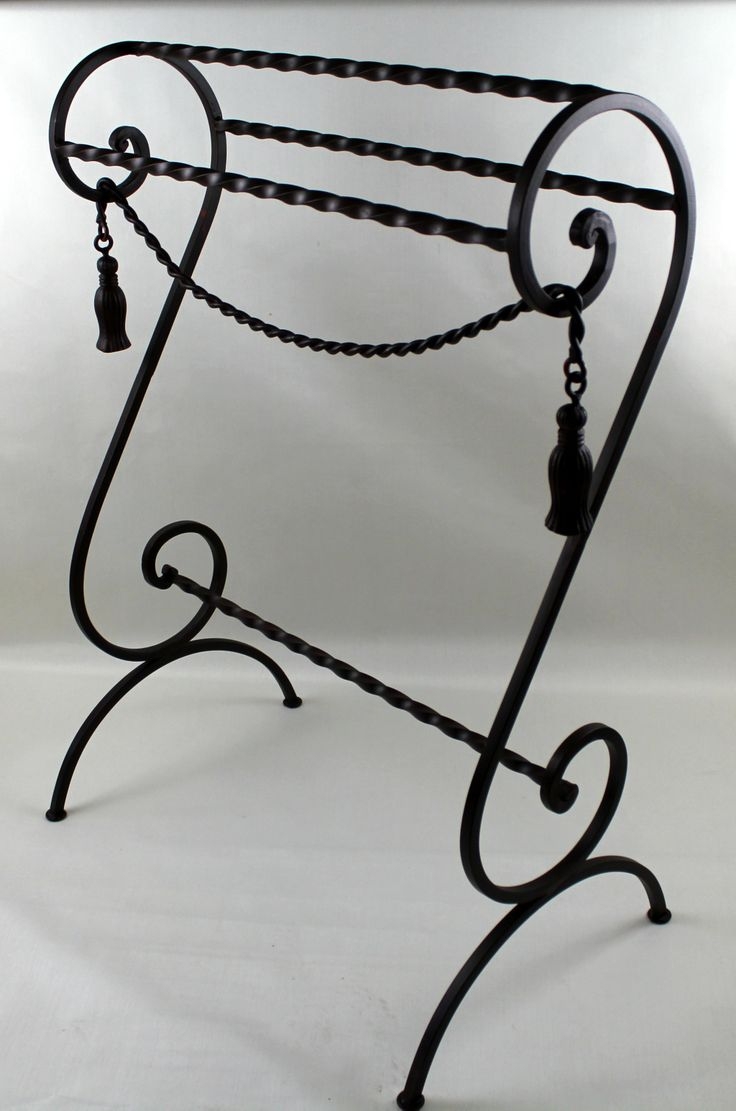 Wrought iron quilt online rack