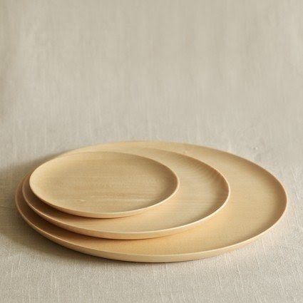 Round wooden tray 2