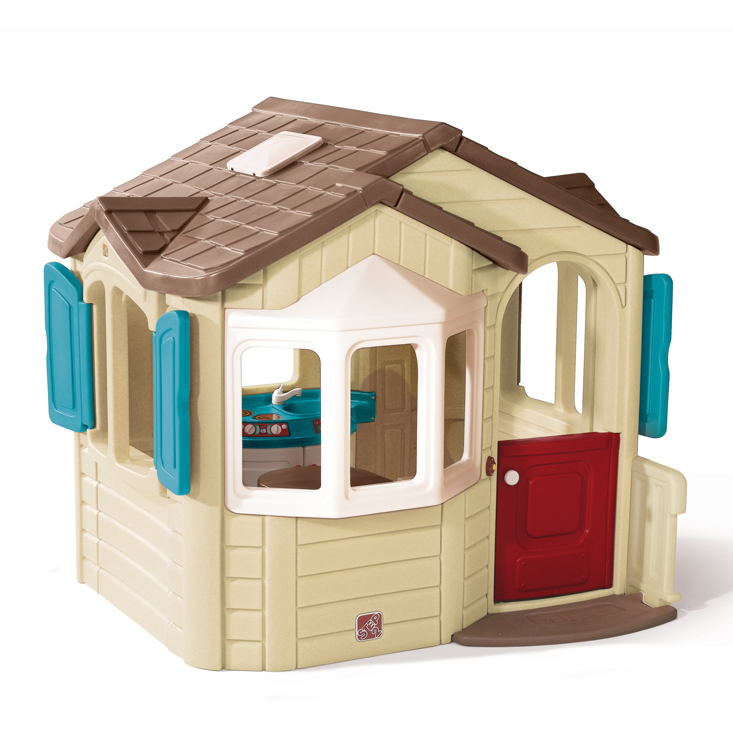 plastic toy house outdoor