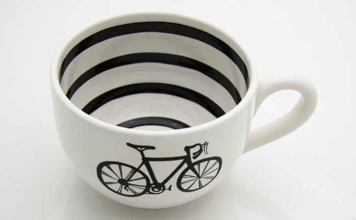Striped coffee mugs 10