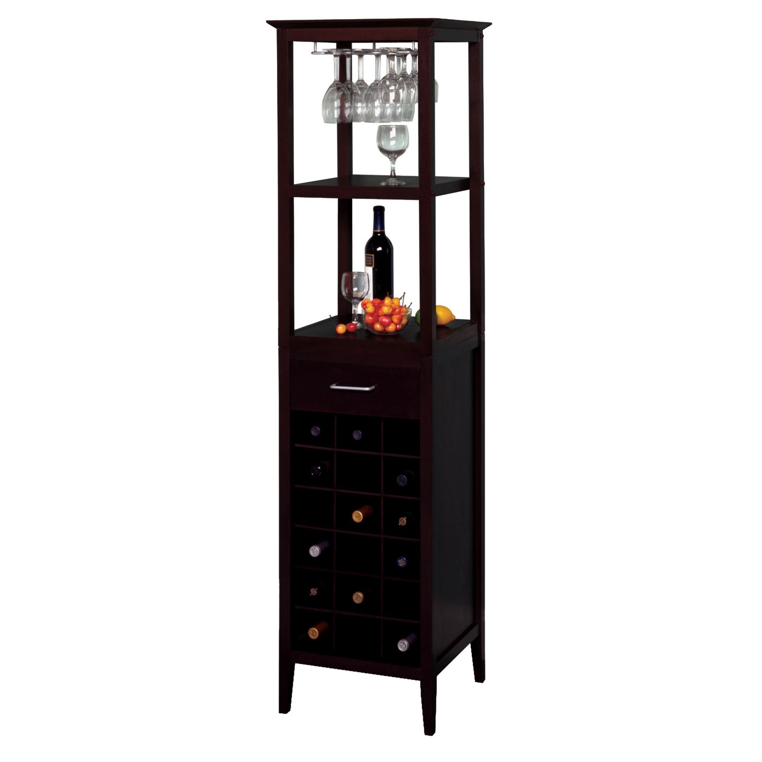 Tall narrow liquor deals cabinet