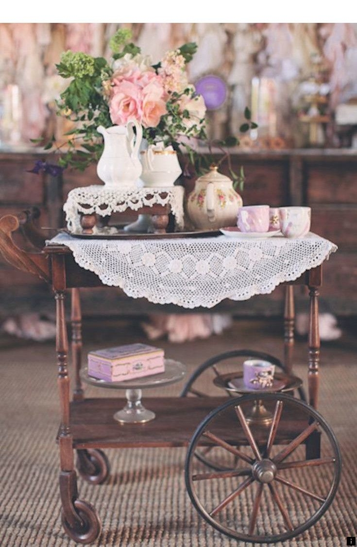 Rolling Tea Cart