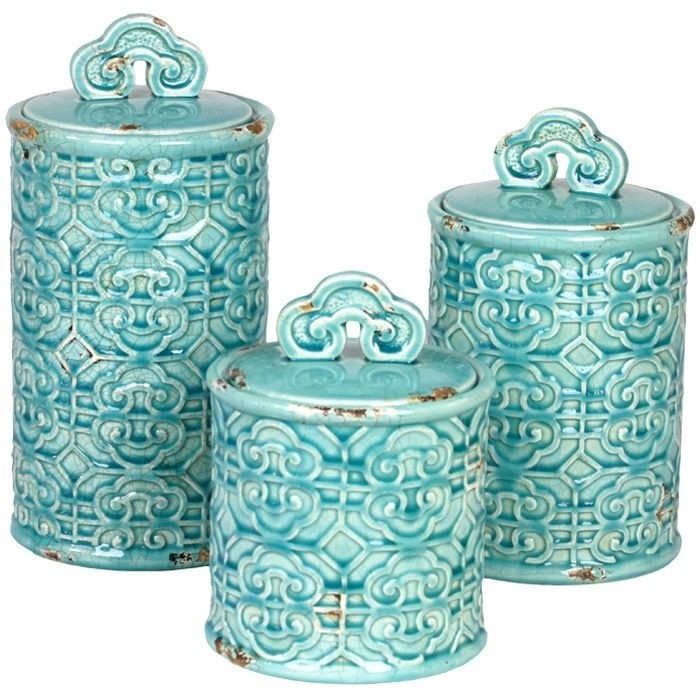 Teal Canister Sets - Foter