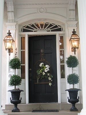 Topiaries for front porch