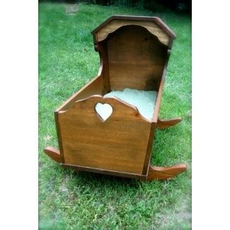 handmade wooden bassinet