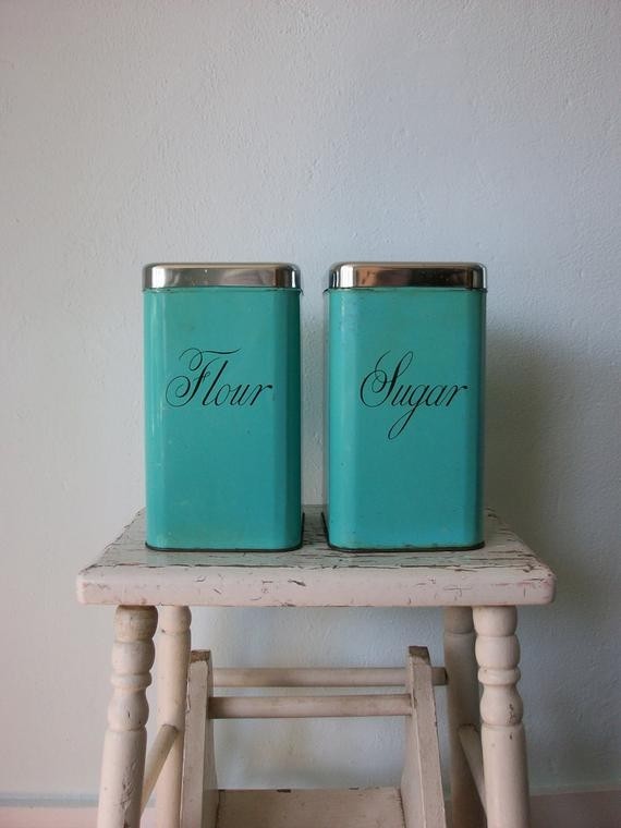 Flour And Sugar Canisters - Foter