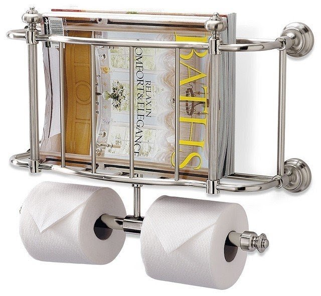 Magazine Paper Towel Holder Wall-Hanging Paper Towel Rack Small