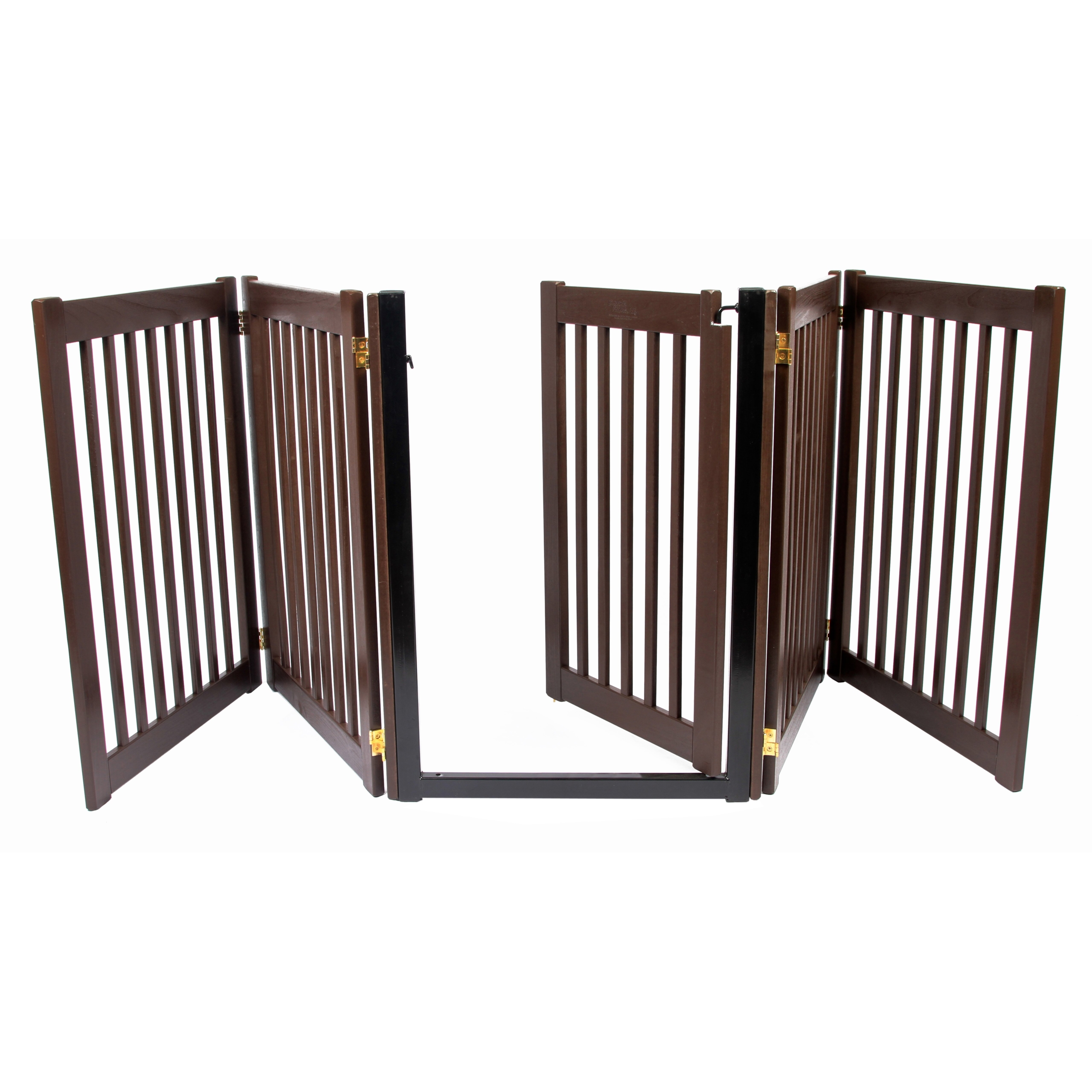 Pet Gate Black Magic Gate for Dog QUV Mesh Dog Gate Safety Fence for House Stair Doorway Door Fits 32 in to 43 in Wide 