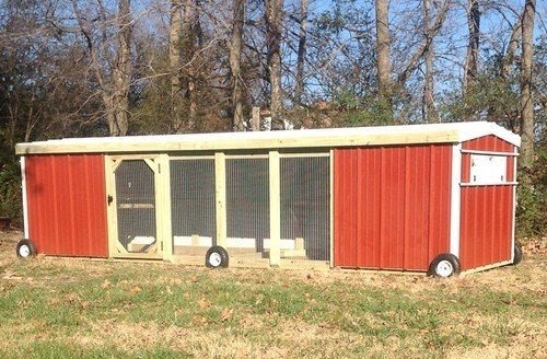 16 Magnum Rolling Chicken Coop Up To 30 Bantam 20 Lg Breed Mobile House