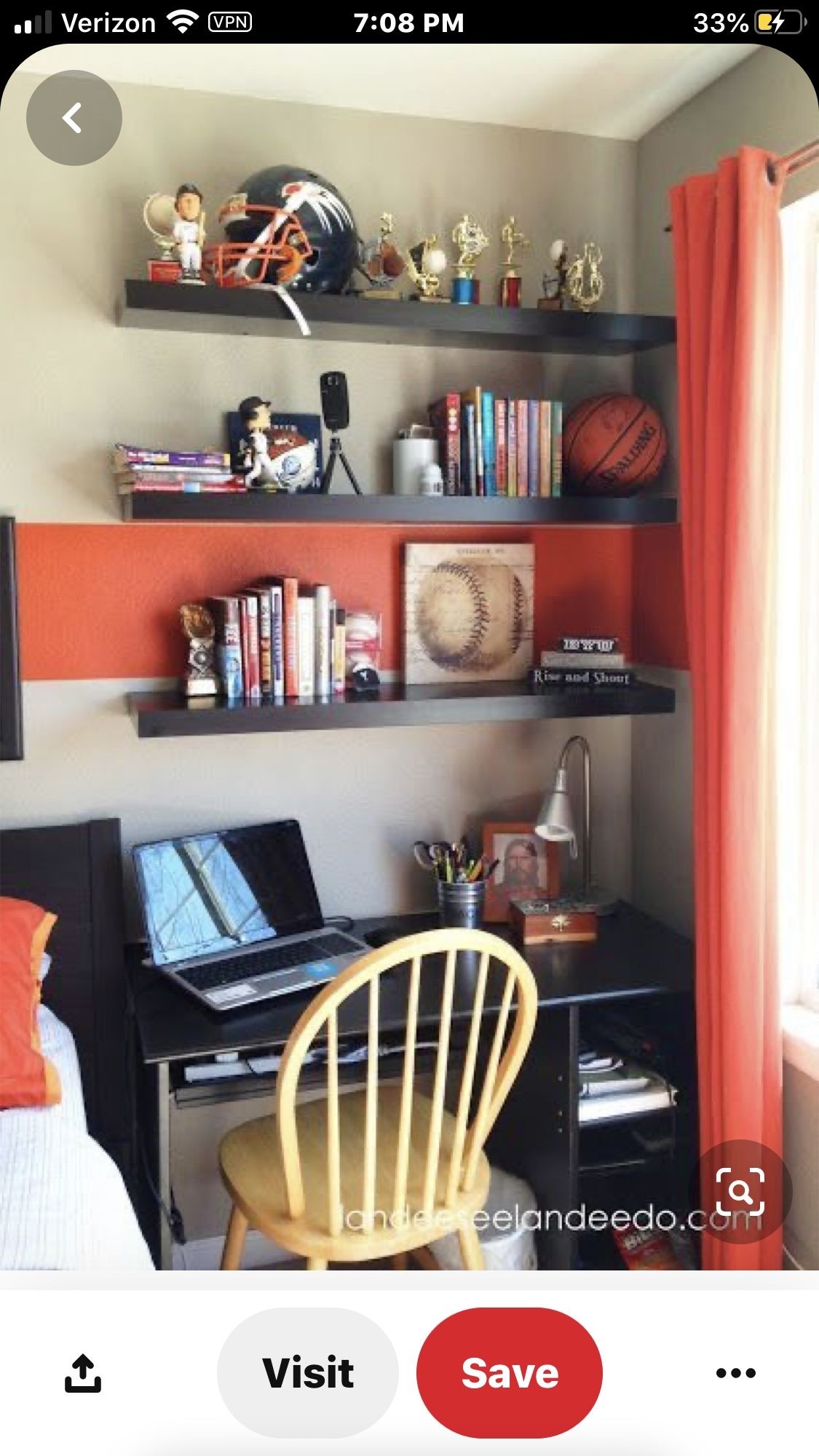 shelves for boys room