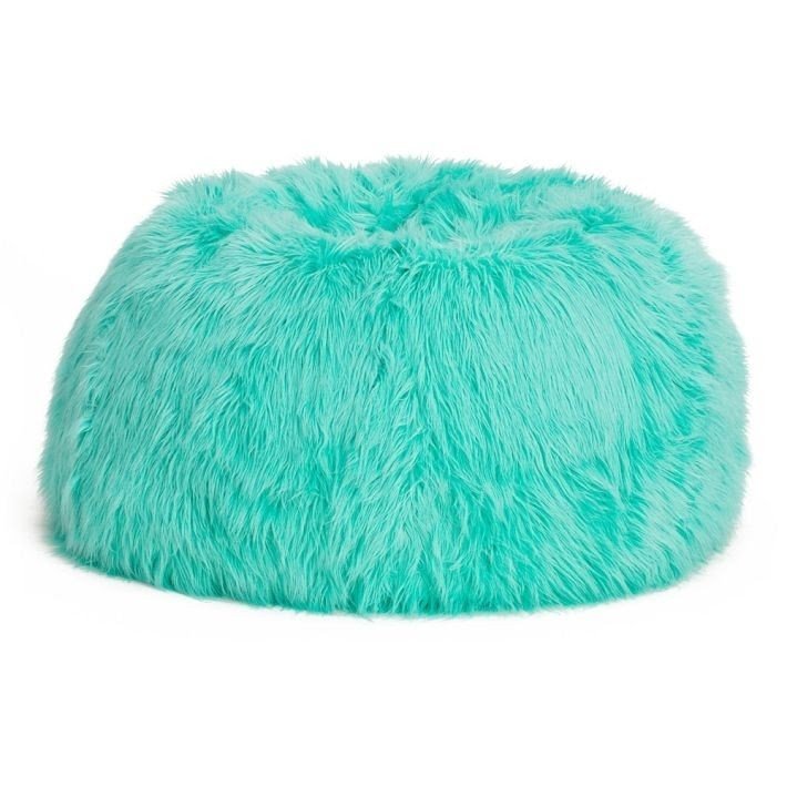 Fuzzy blue online chair