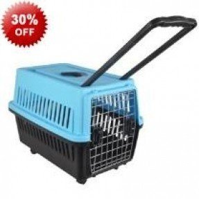 dog crate cart on wheels