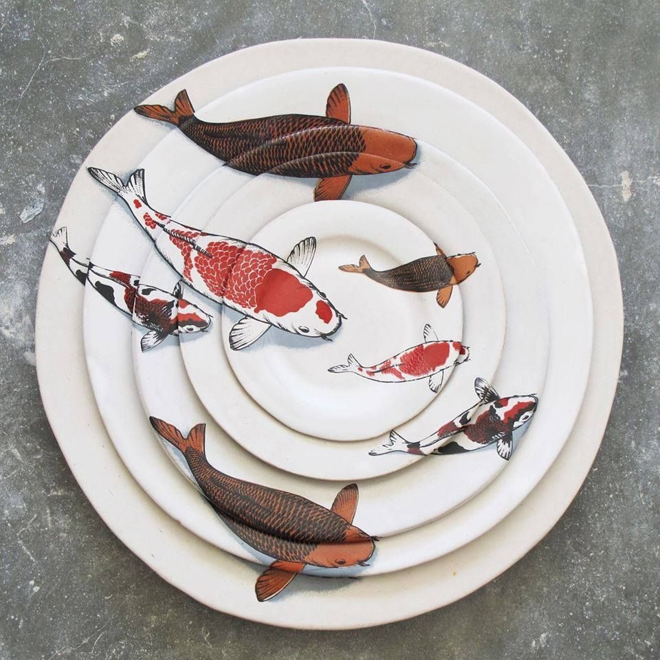 Fish Plates Celebrating Home