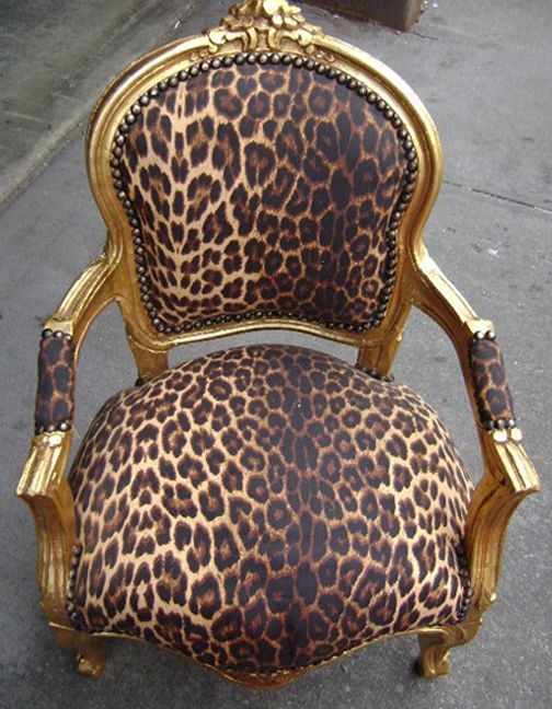 Cheetah print chairs